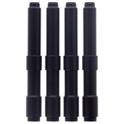 Dippert 04-up XL Shovel style pushrod cover set - Black
