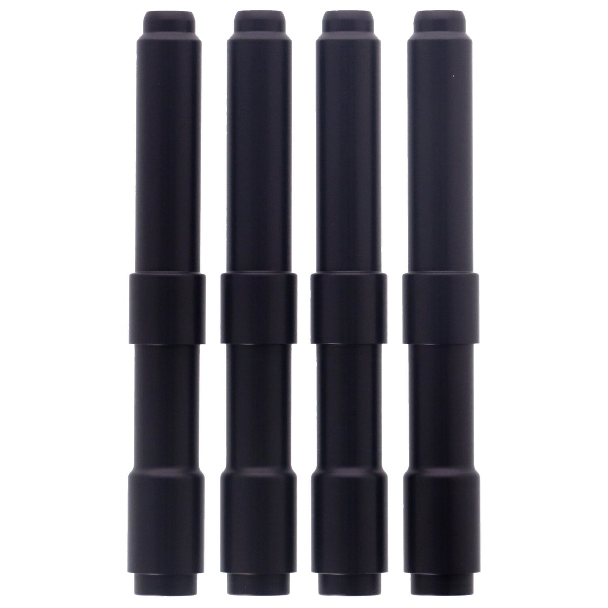 Dippert 04-up XL Shovel style pushrod cover set - Black