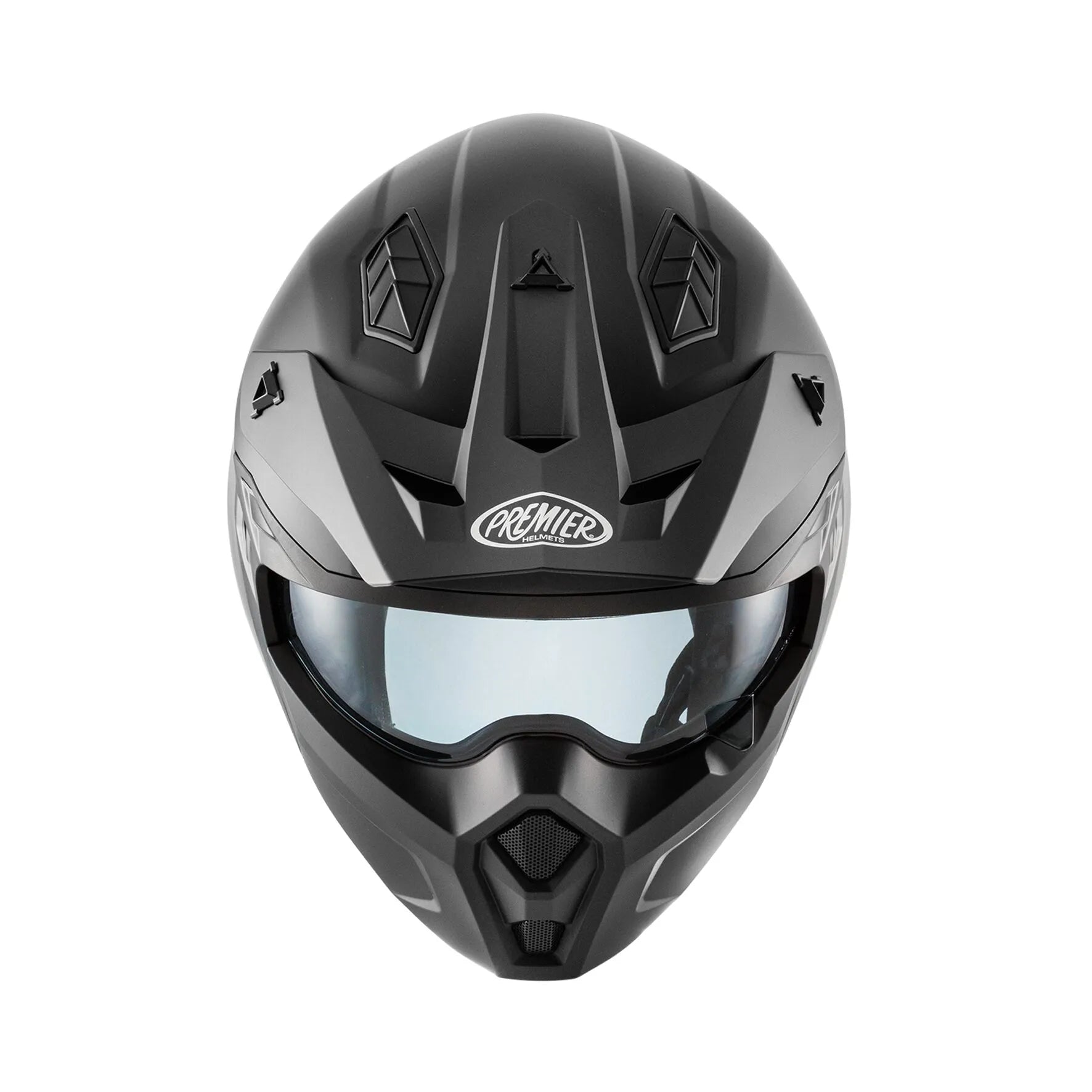 Premier Helmets Subverter Dual Sport Helmet Matte Black
