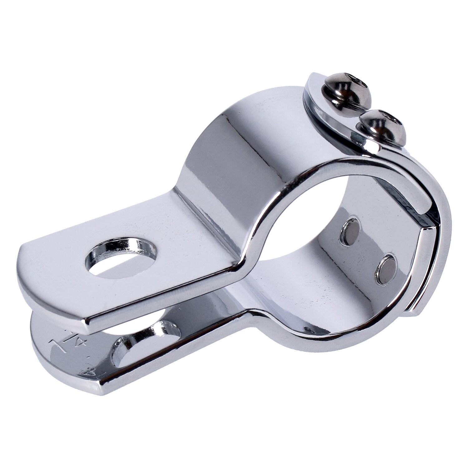 MCS 3-piece clamp 1-1/4" - Chrome steel