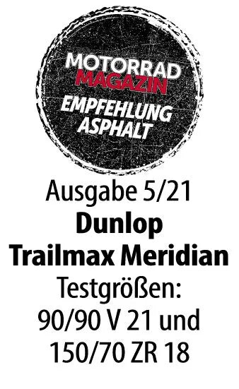 Dunlop Trailmax Meridian Tire 170/60zr17 Rear