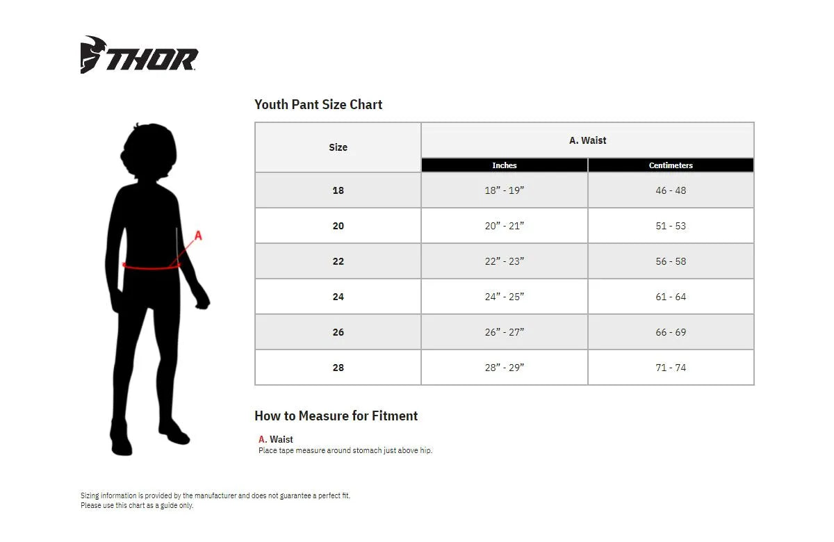 Thor Youth Ridemode Menace Pants Black