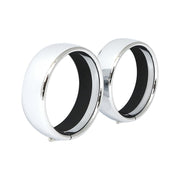 MCS Recessed trim rings - 4.5" spotlamp - Chrome