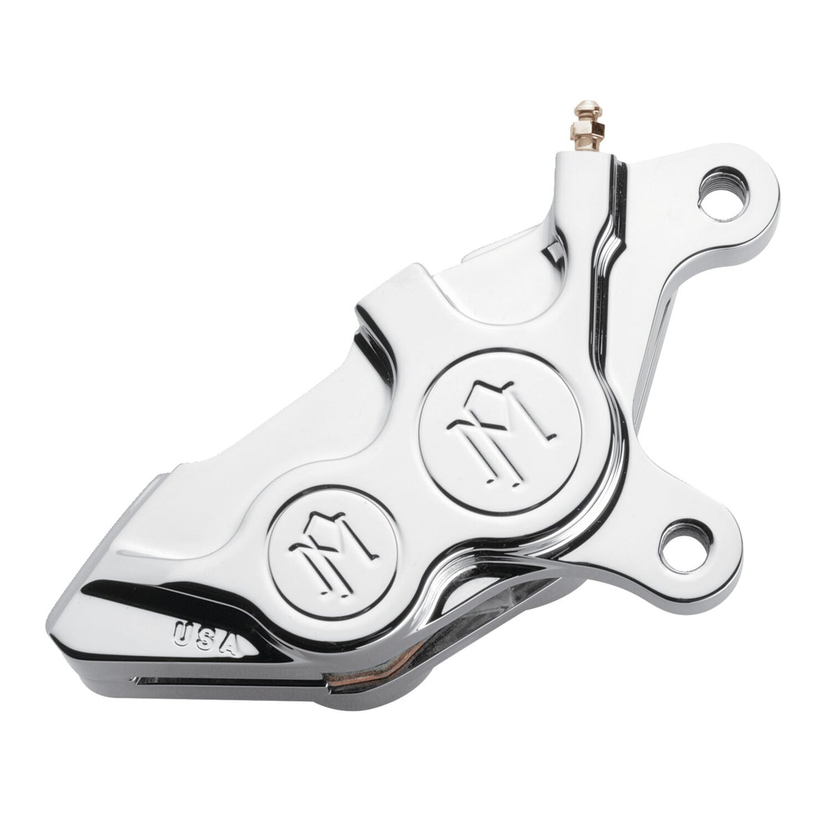 Performance Machine 4-p 137x4b caliper - Bolt-on 11.5" right front - Chrome