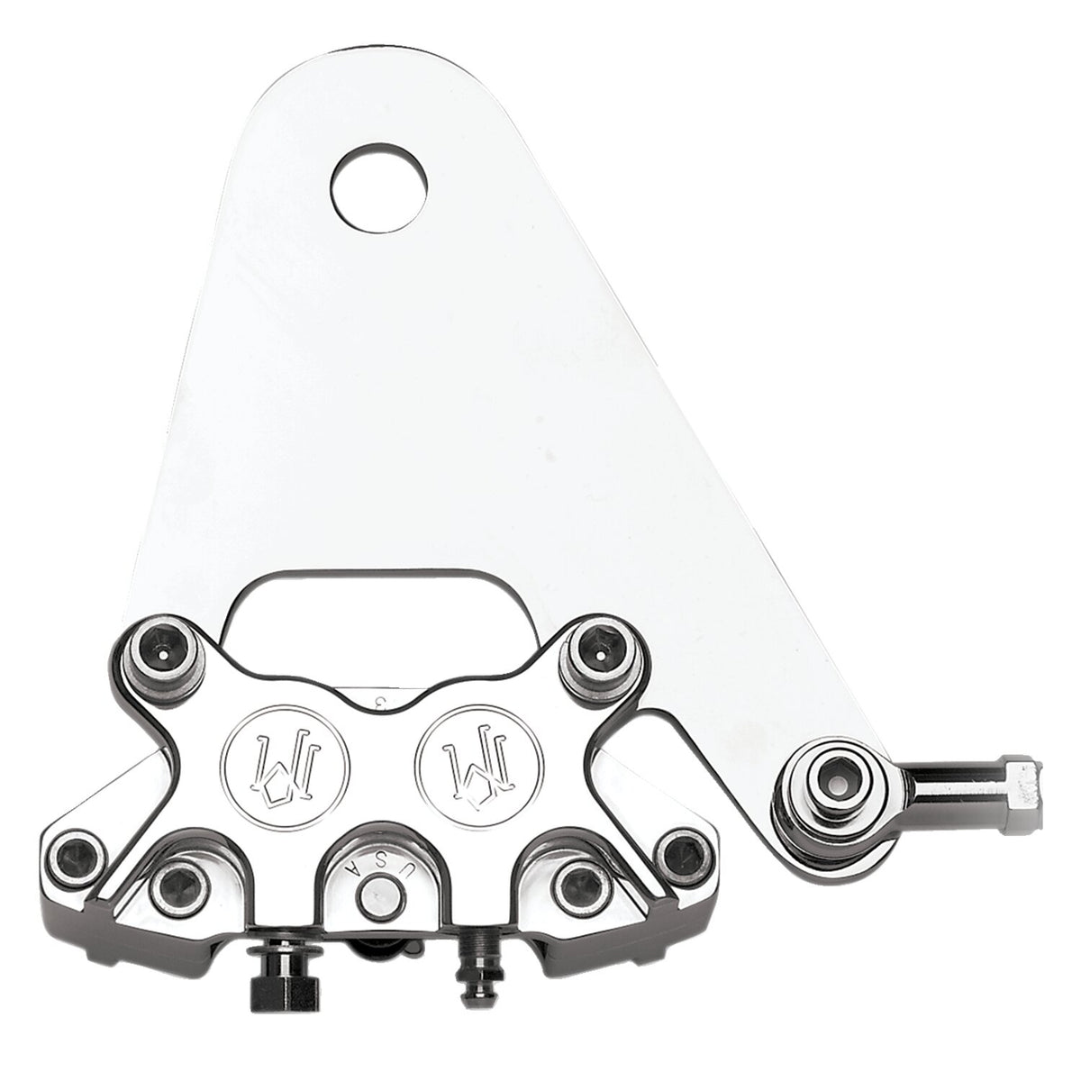 Performance Machine Rear 4-p caliper bracket 11.5" - Polished