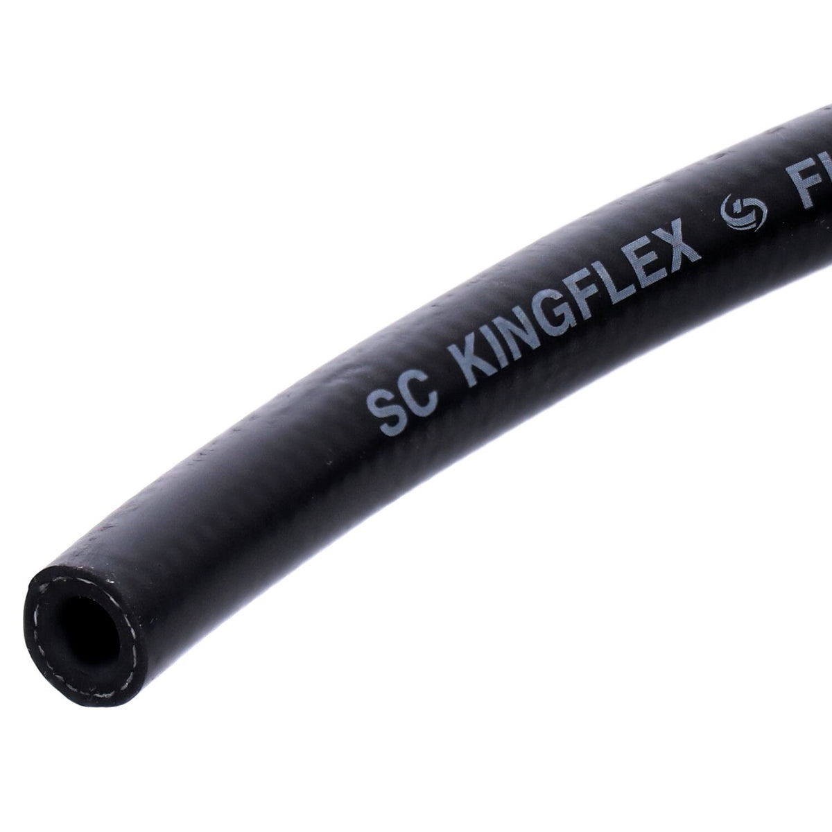 MCS black neoprene fuel / oil line hose 8mm (5/16") - 25 stk