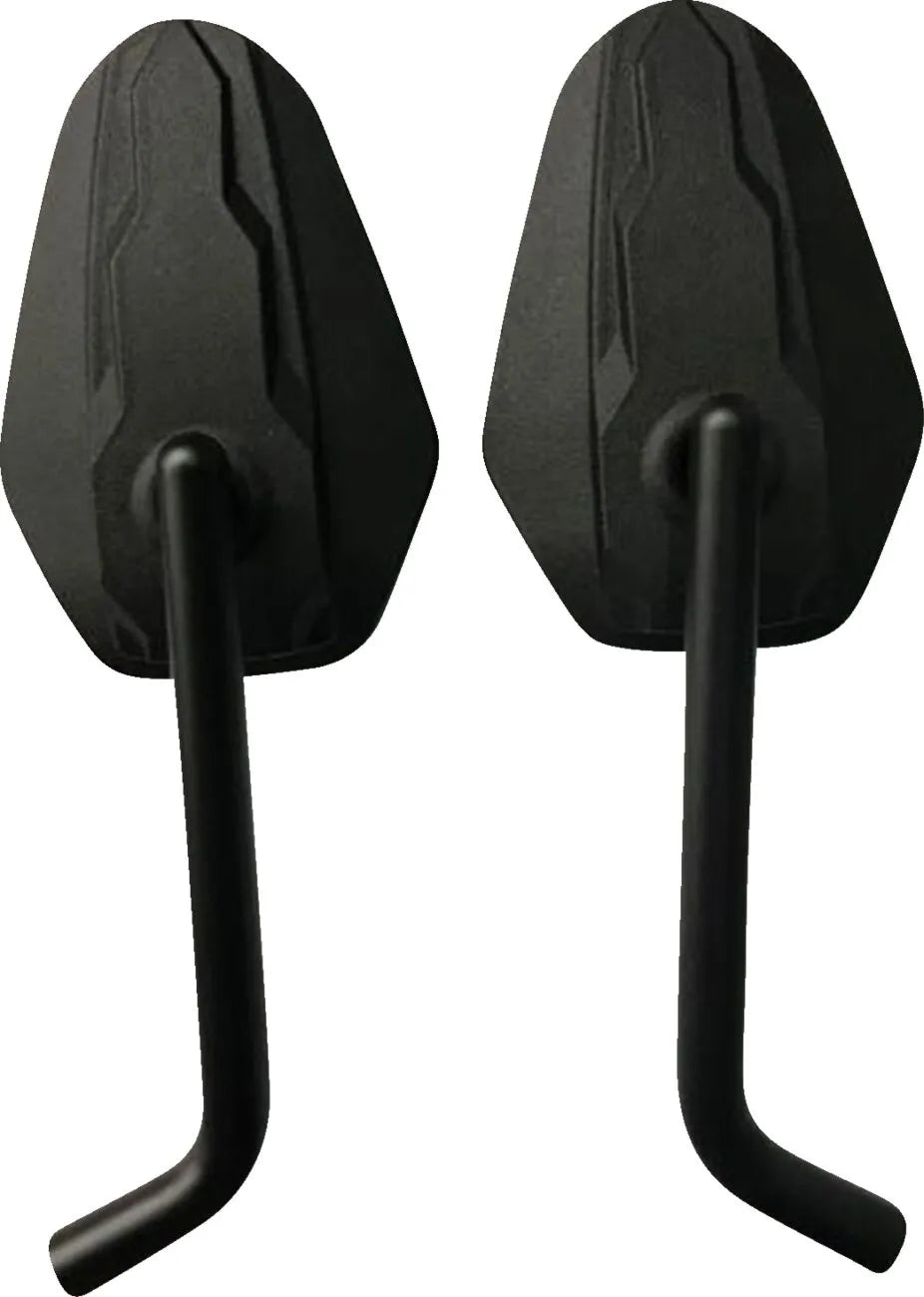 Parts Europe Universal Handlebar Mirrors - Black
