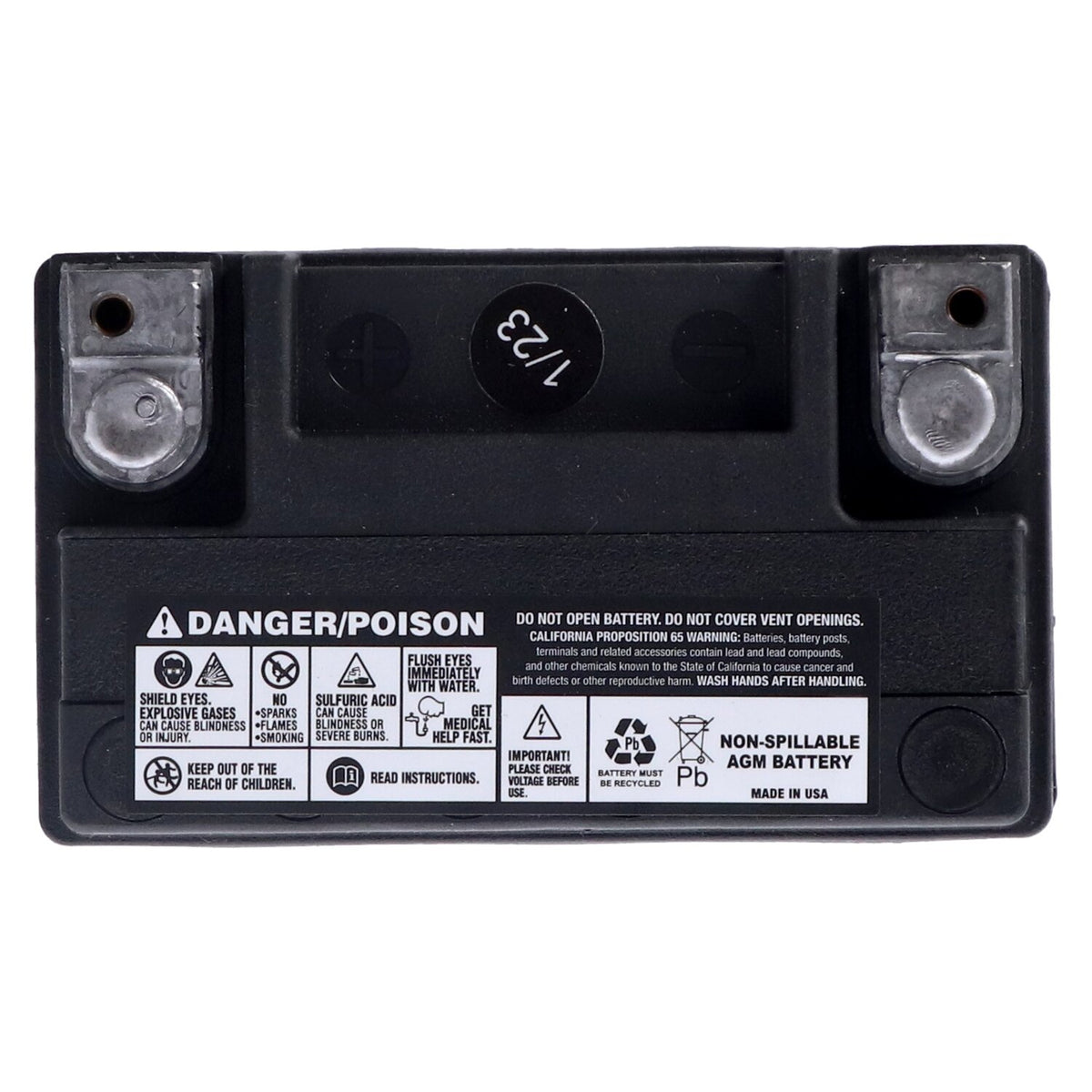 MCS Advance Series - AGM sealed battery - 12v 12Ah 220cca