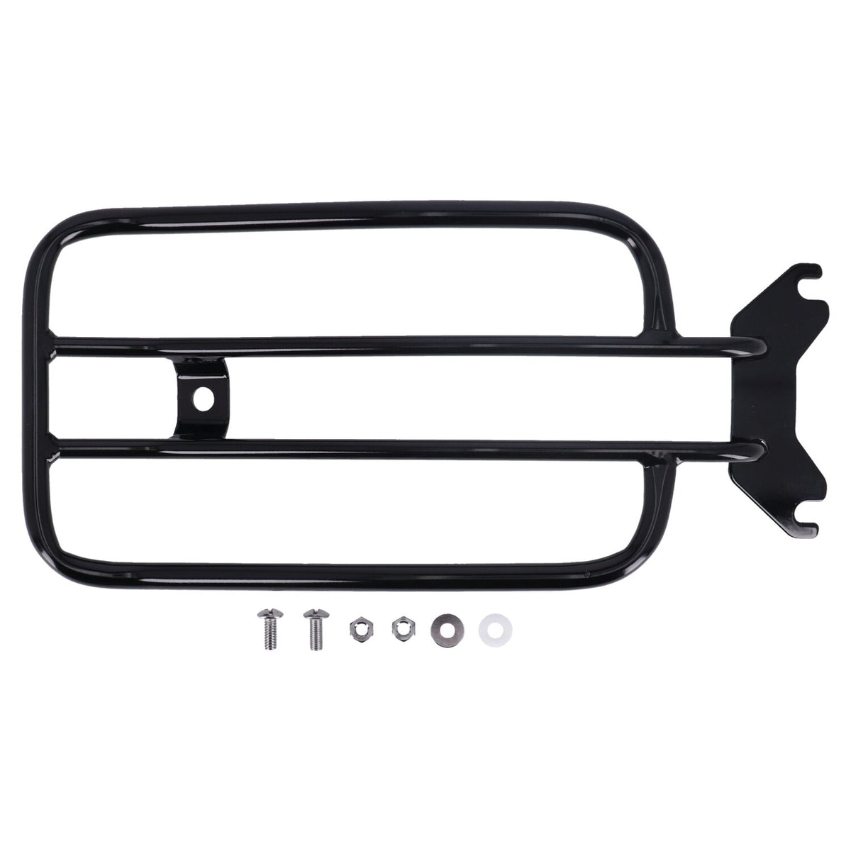 MCS Solo seat luggage rack 7" - Black