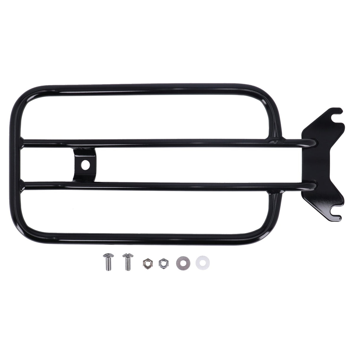 MCS Solo seat luggage rack 7" - Black