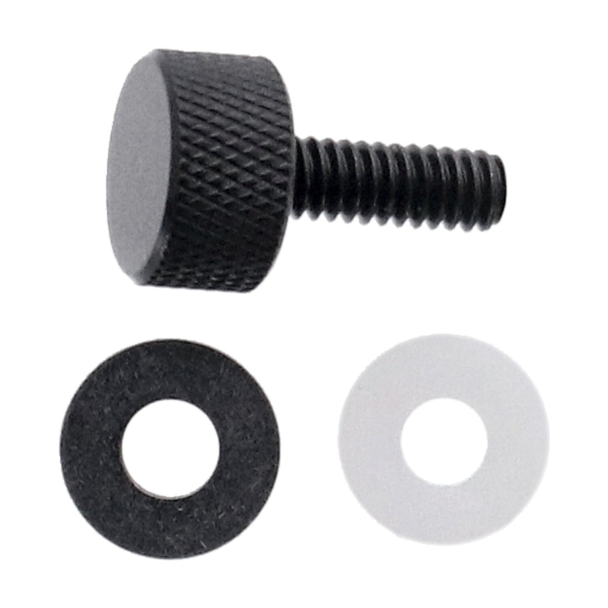 MCS Thumb screw kit for seat - Low profile - Black