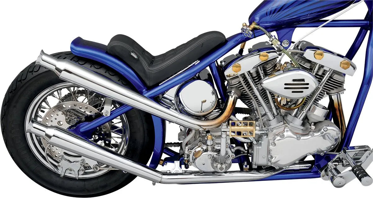 Paughco Bell Tip Ljuddämpare för Custom Motorcyklar