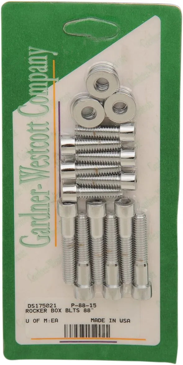Gardner-Westcott Rocker Box Bolt Kit for Harley Davidson Twin