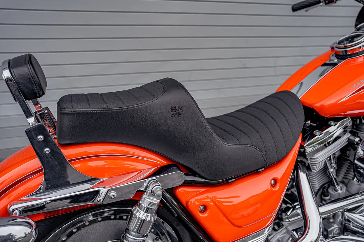 Slyfox High Noon Seat Black Classic Stitch for FXR 1982-1994