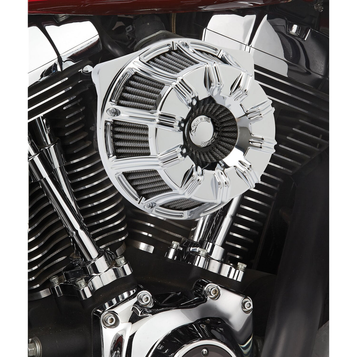Arlen Ness inverted air cleaner kit '10-Gauge' - Chrome