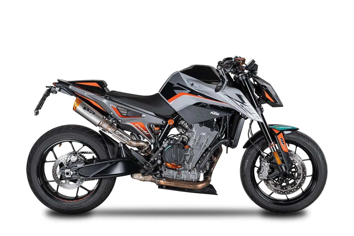 Spark Dyno 3/4 Avgassystem med Aluminium Ändstycke - ECE Väglaglig