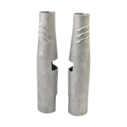 EMD Bombshell 49 upper fork tube covers - Semi-Polished
