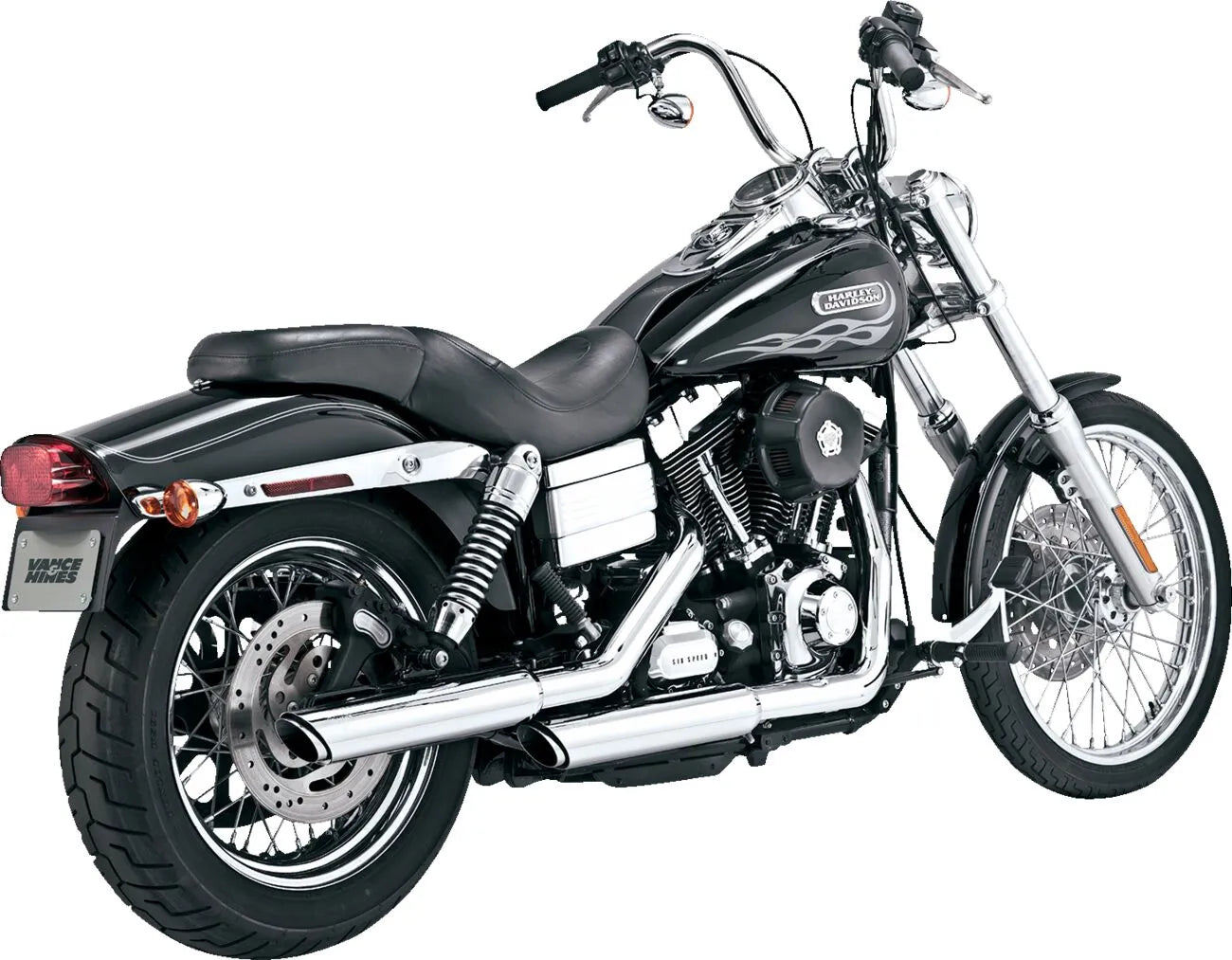 Vance & Hines 3" Twin Slash Slip-On Avgasrör