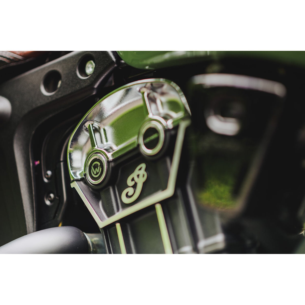 Cult-Werk camshaft cover set - Gloss black - 4 stk