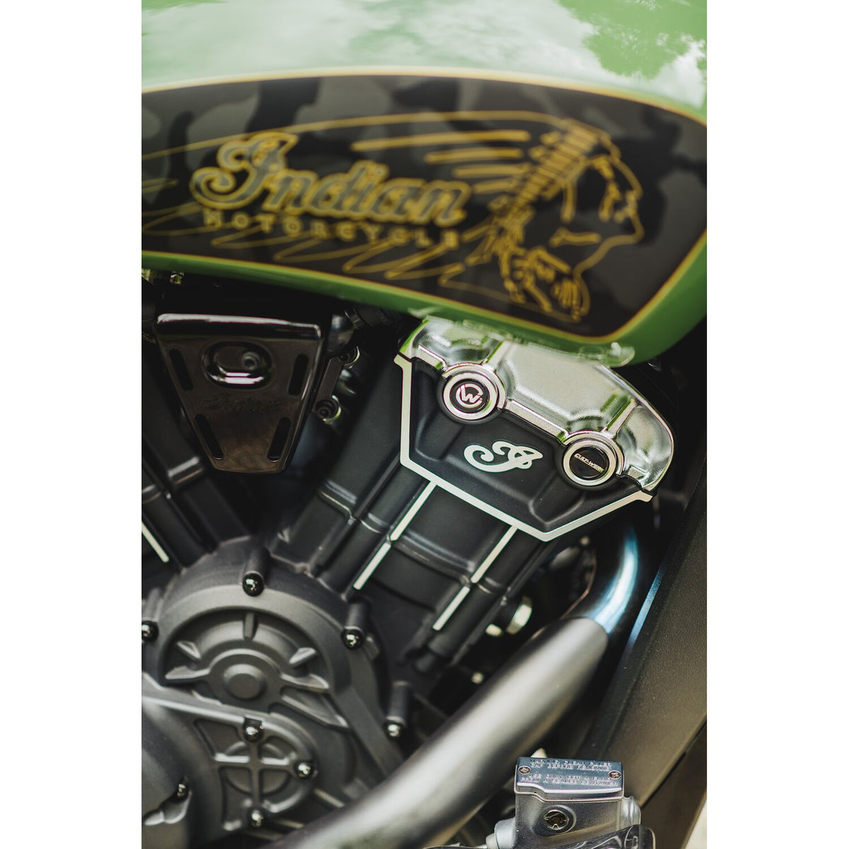 Cult-Werk camshaft cover set - Gloss black - 4 stk