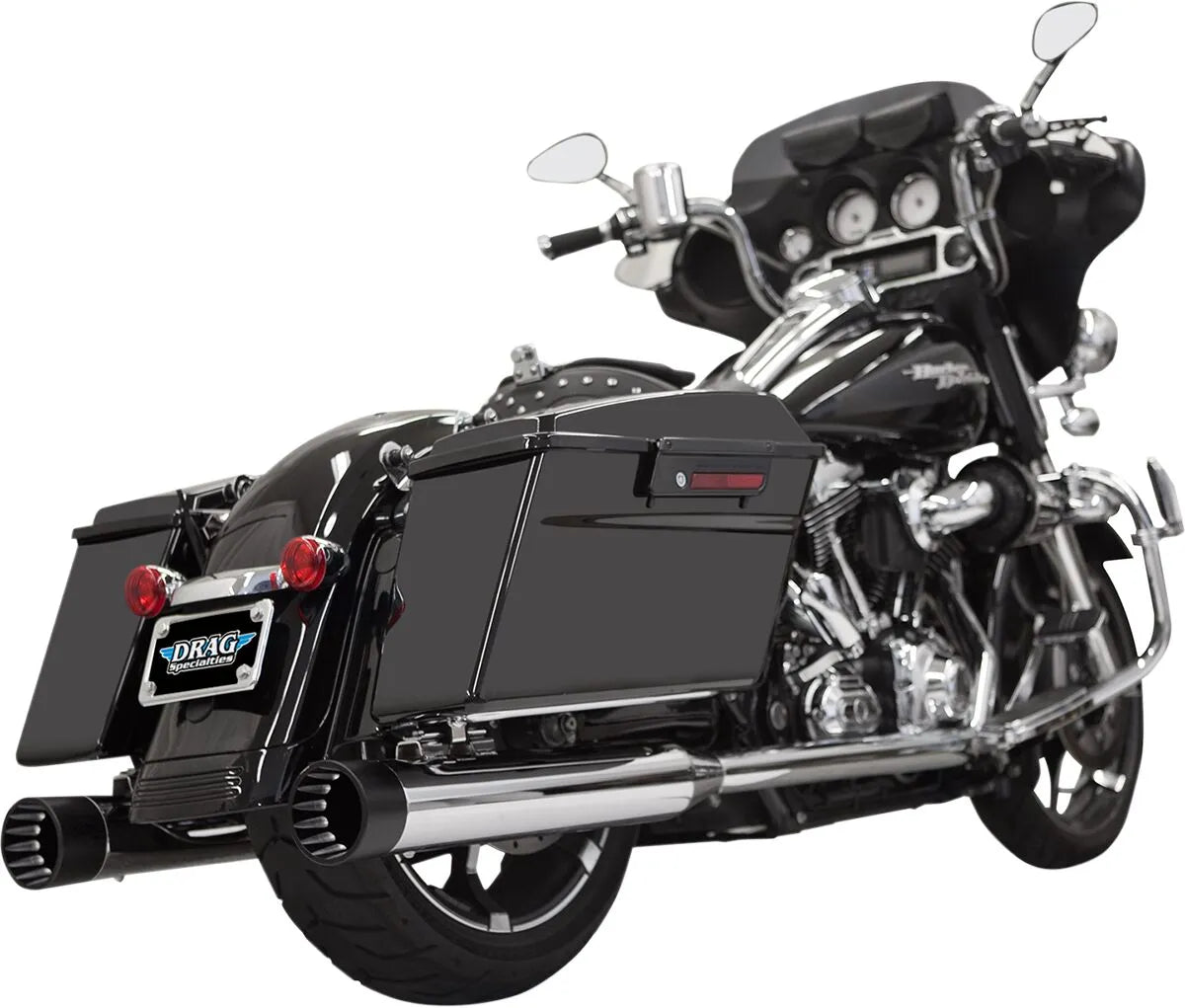 Bassani Xhaust Dnt Straight Can Slip-On Avgassystem - Krom