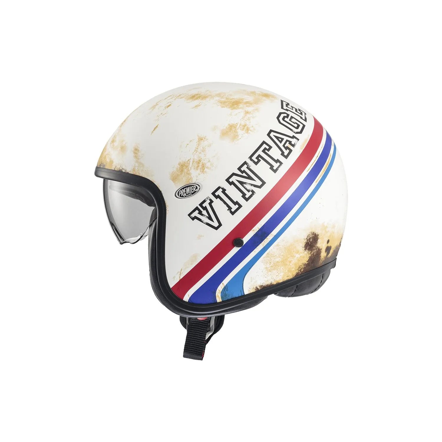Premier Helmets Vintage Helmet - Open Face Motorcycle Helmet