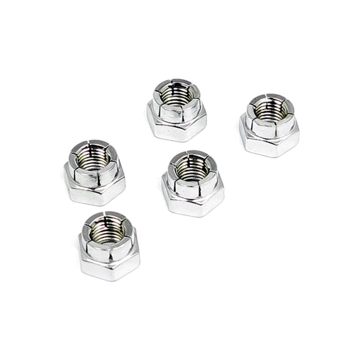 Gardner-Westcott Locknut chrome (flexlock) 10/32 - 25 stk