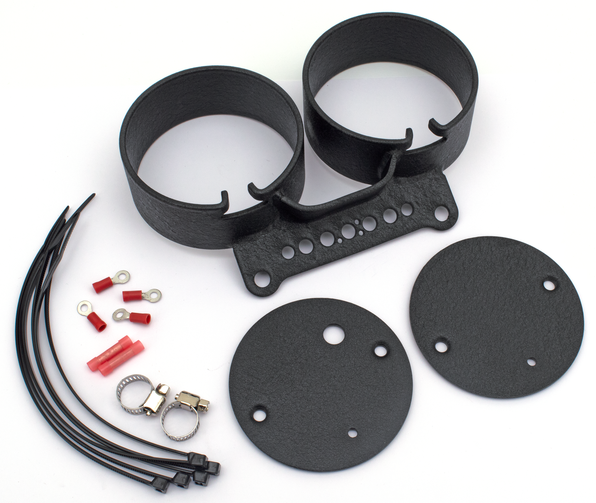 Zodiac Instrument Brackets for Sportster, Dyna & Police Road King – Gauges & Dashes