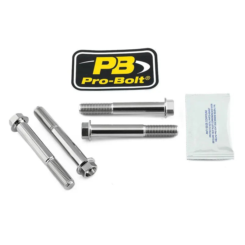 Pro Bolt Rostfritt Stål Bromsok Monteringsbult Kit