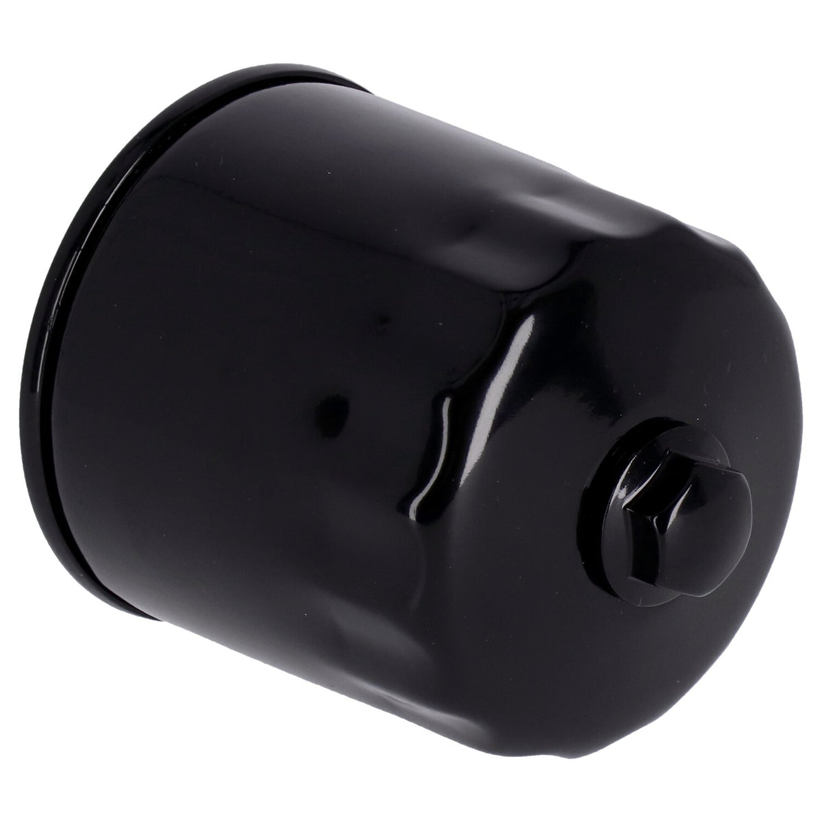 MCS spin-on oil filter with top nut - Black