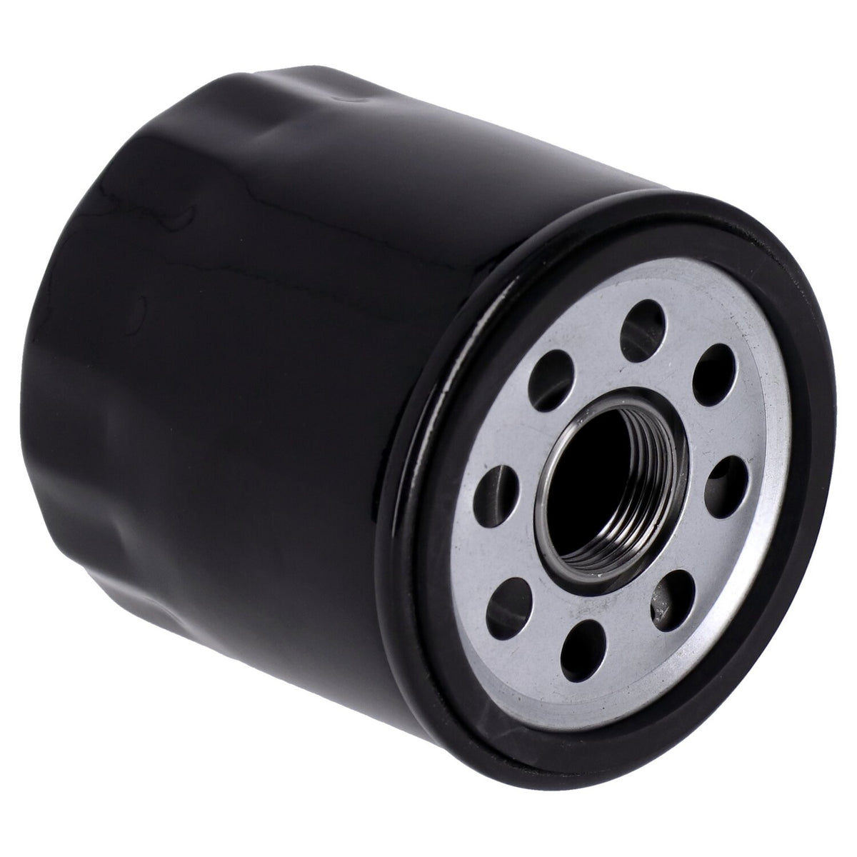MCS spin-on oil filter with top nut - Black