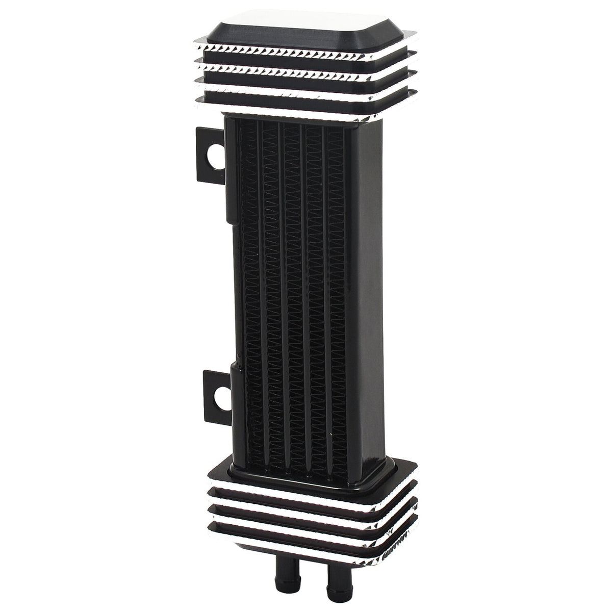 Jagg oil cooler kit - Vertical mount 6 row Deluxe Diamond