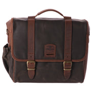 Longride click-on Classic saddlebag waxed cotton - Khaki