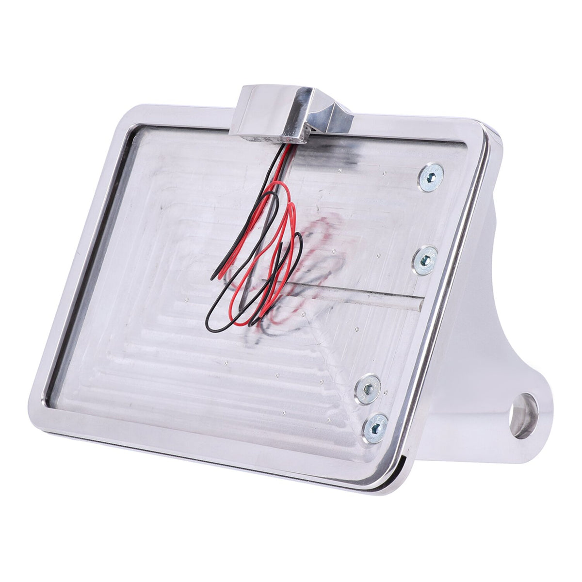 CPV 'slide-in' license plate bracket - Side mount polished