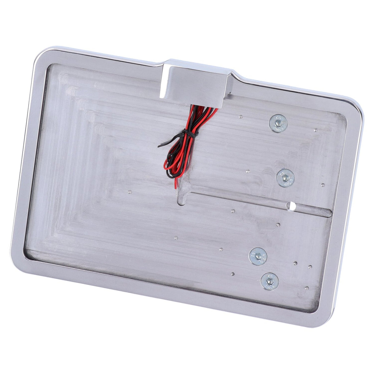 CPV 'slide-in' license plate bracket - Side mount polished