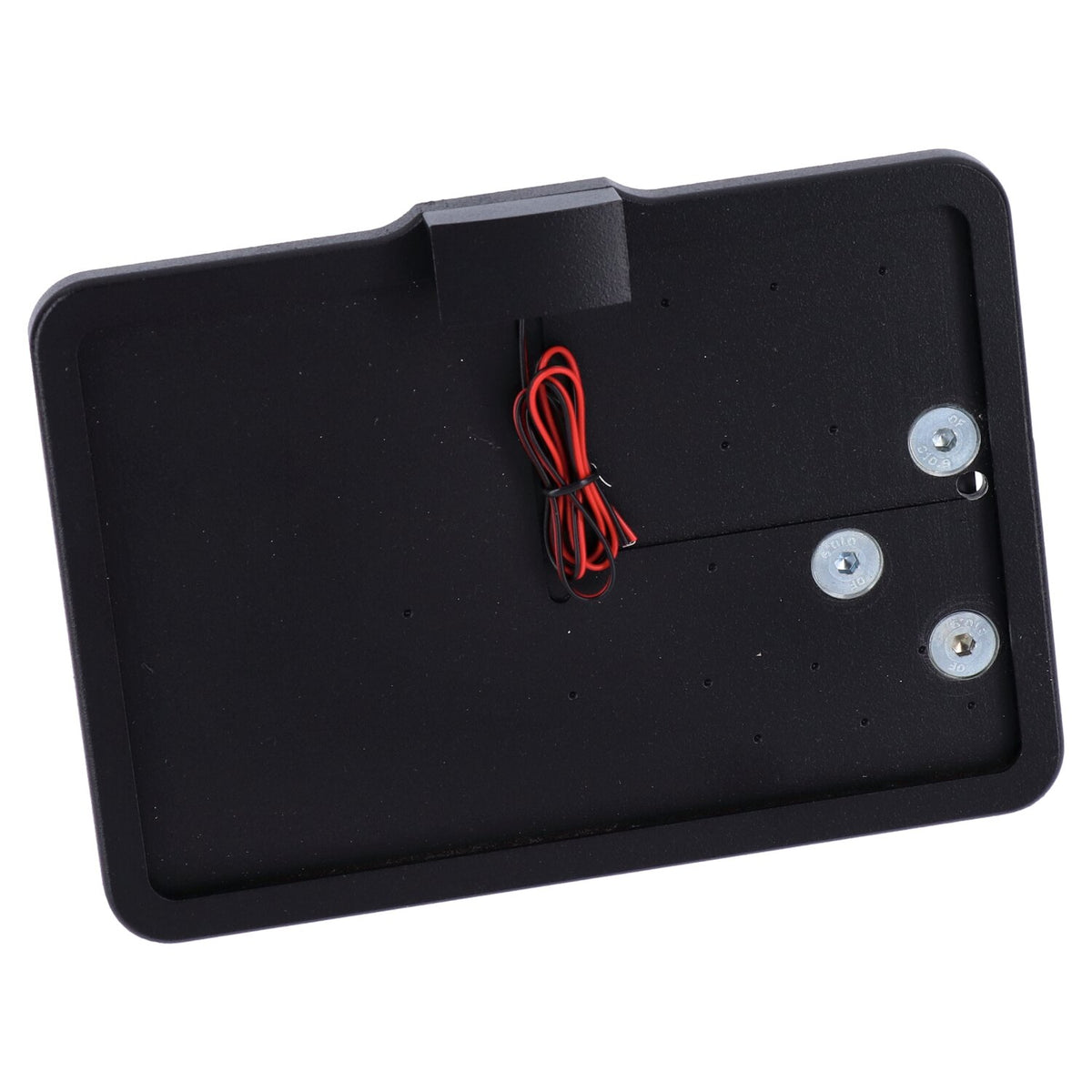 CPV 'slide-in' license plate bracket - Side mount black