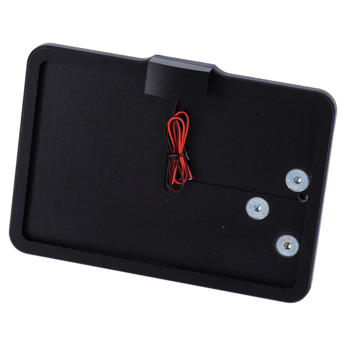 CPV 'slide-in' license plate bracket - Side mount black