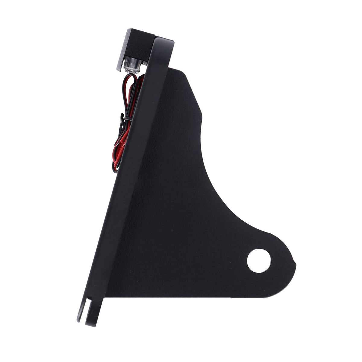 CPV 'slide-in' license plate bracket - Side mount black