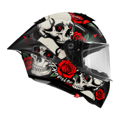 Premier Helmets Monza Ro Full Face Helmet - Black/red/white