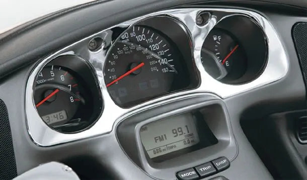 Show Chrome Instrument Panel Accent - Chrome Finish