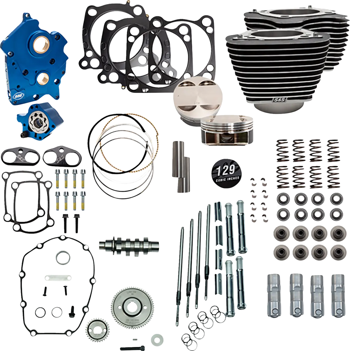 S&S Cycle 129" Power Package Big Bore Kit for VVT M8