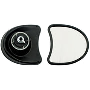 MCS Touring fairing mount mirror kit - Single vision black