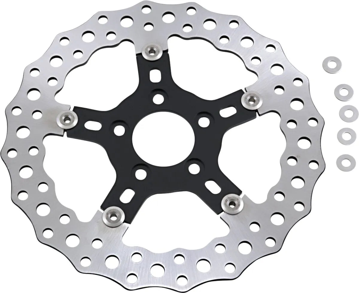 Arlen Ness Jagged Floating Rotor For V-twin Motorcycles