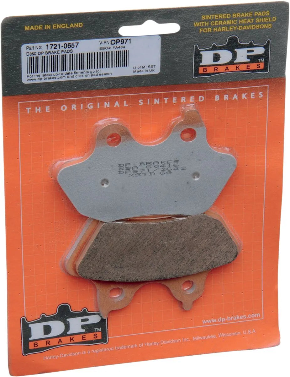 Dp Brakes Sintrade Metall Belägg För Harley-davidson - Bak