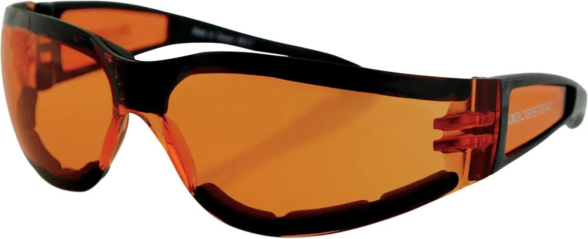 Bobster Shield II Sunglasses Black Amber Lens