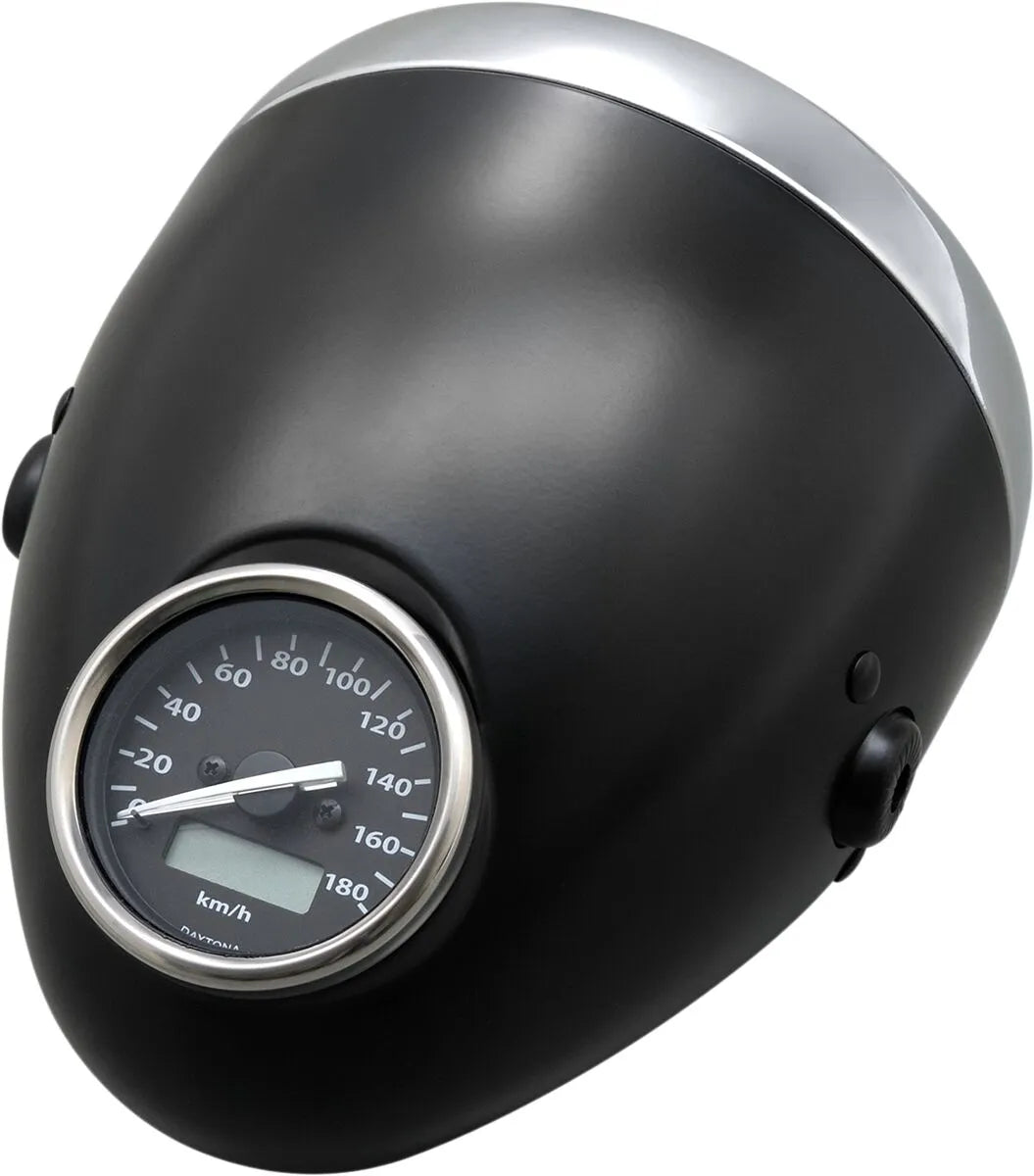 Daytona Vintage Headlight - Classic Chrome