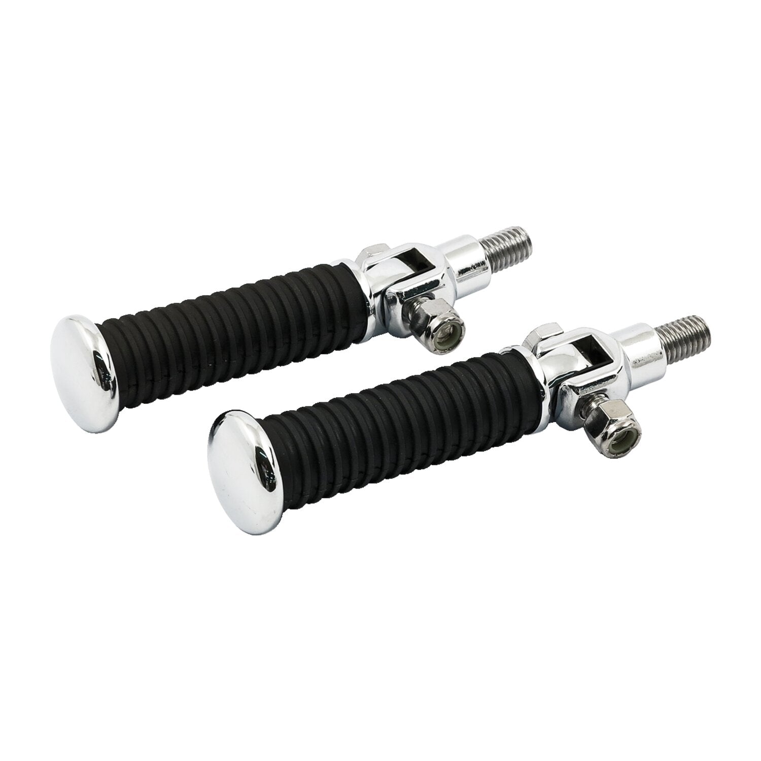 MCS Stud kit passenger foot pegs - Chrome