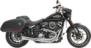 Bassani Xhaust 2-into-1 Road Rage Avgassystem Krom