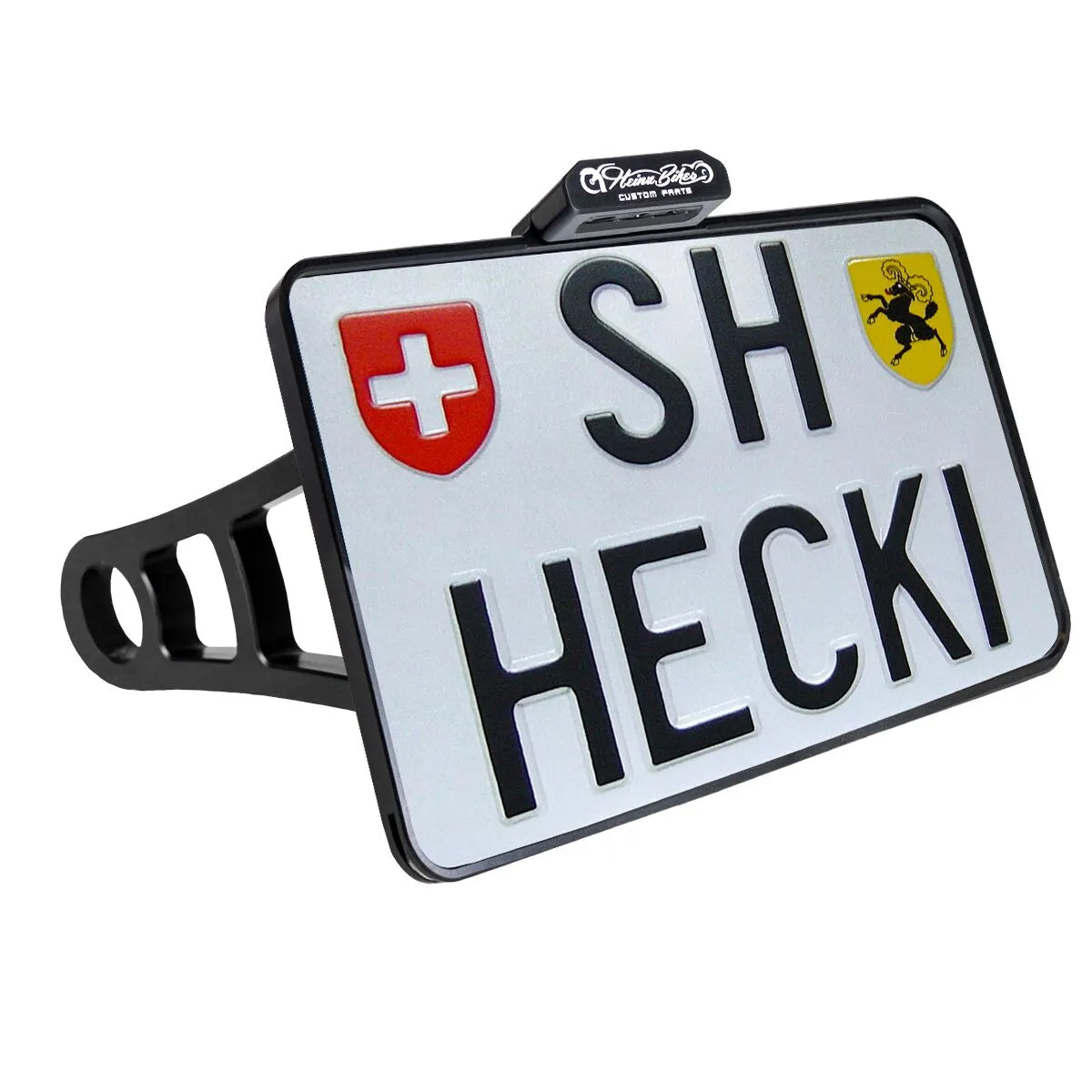 Heinz Bikes Side Mount License Plate Holder For Indian