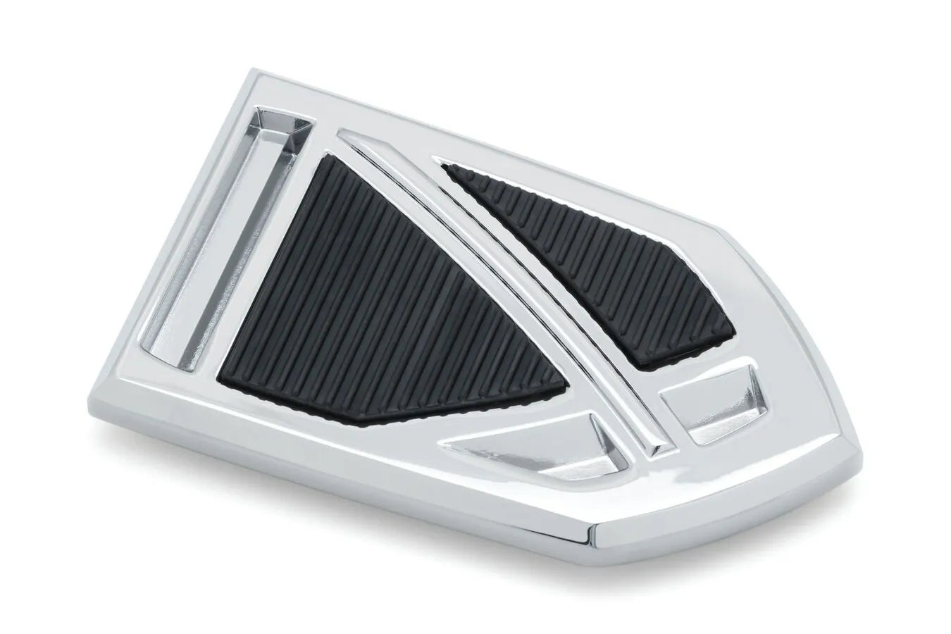 Kuryakyn Phantom Brake Pedal Pad - Chrome/black